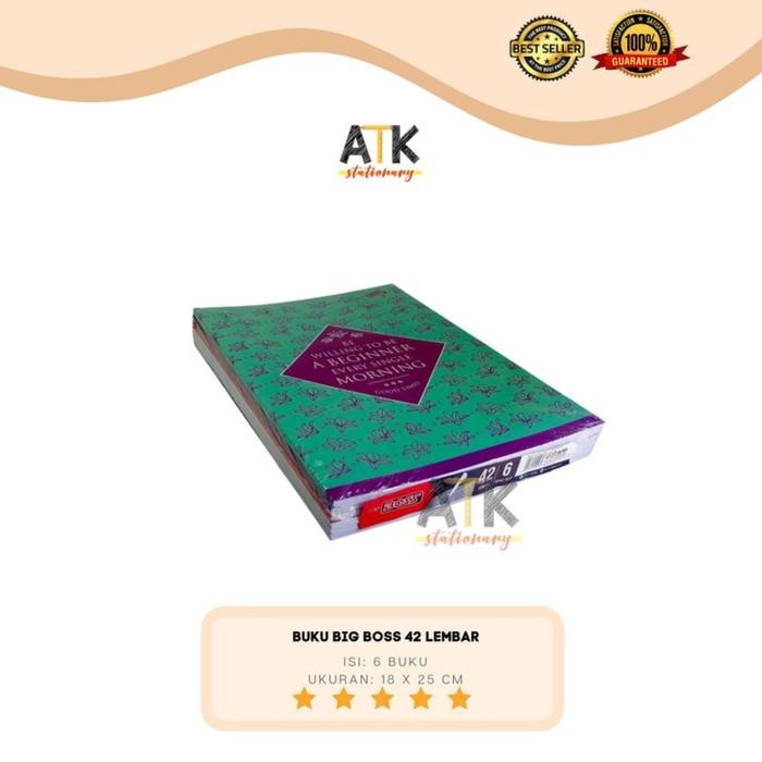 

Buku Tulis Big Boss Boxy 42 Lembar Atk