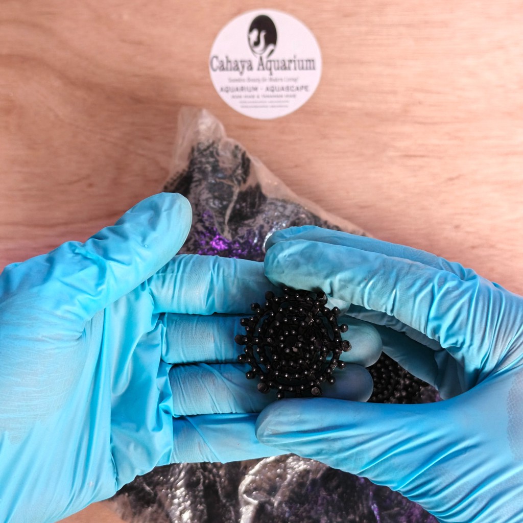 BIOBALL MEDIA FILTER AQUARIUM - BENTUK BIOBALL RAMBUTAN