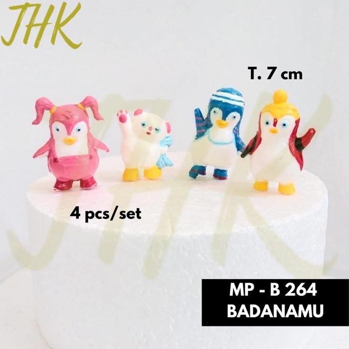 MP B264 - Hiasan Kue Cake Topper Patung Mainan Figurin Badanamu