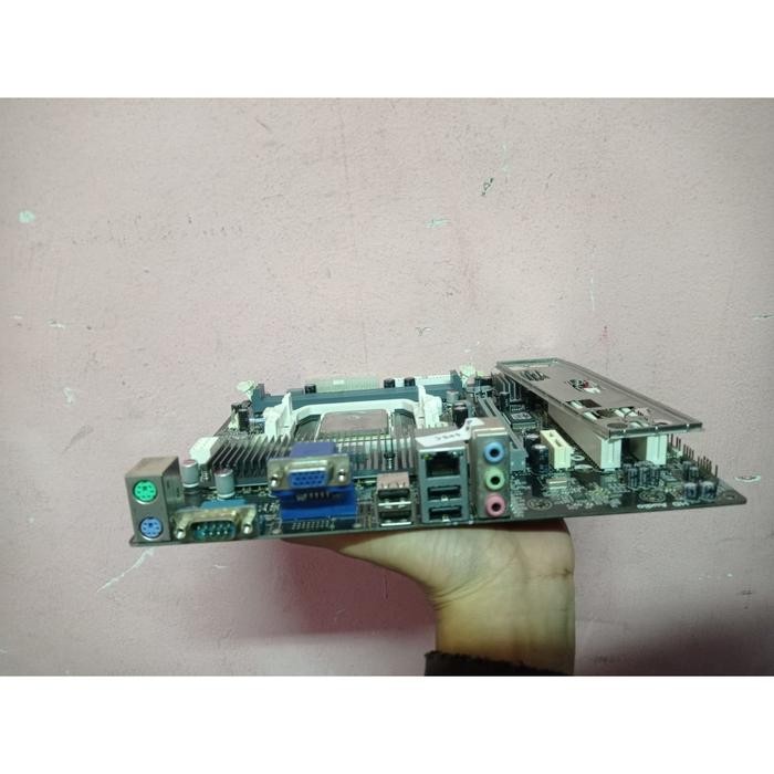 Jual mobo am3 ecs a880 socket am3 ddr3 onboard vga bonus proccesor normal