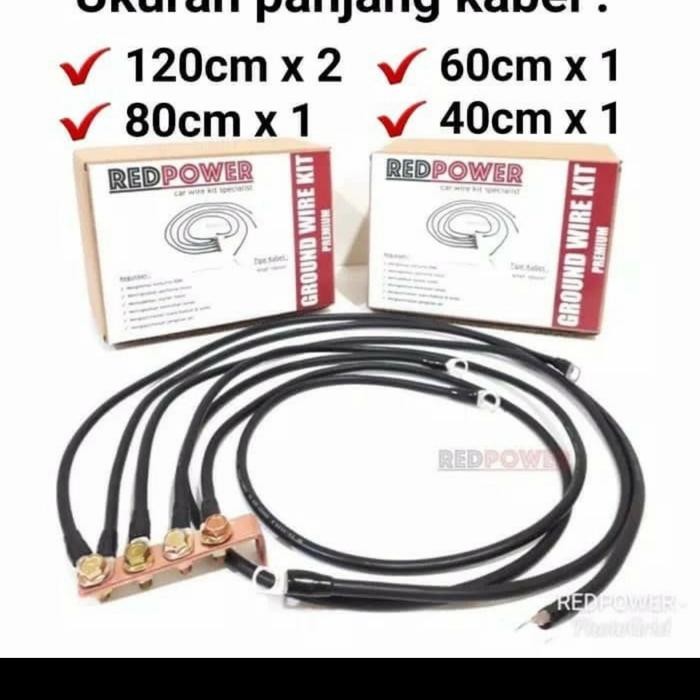 Kabel Grounding Aki Mobil 5 Titik 4 Lubang 16Mm