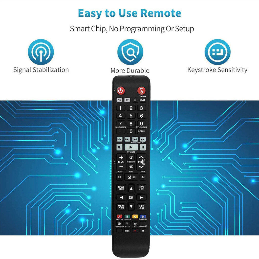 Replace AK59-00176A Remote Control for SAMSUNG BLU-RAY Player BD-H8500 BDH8900A/XY BD-H8500A/XY