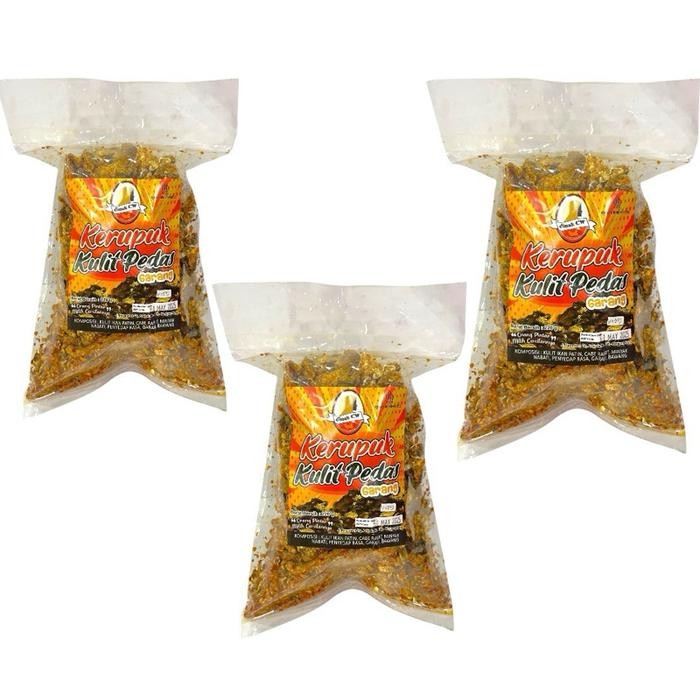 

Cw Emak Cw - Keripik Nage 37 ( 3 Kulit Ikan Patin Pedas Garang Plastik )