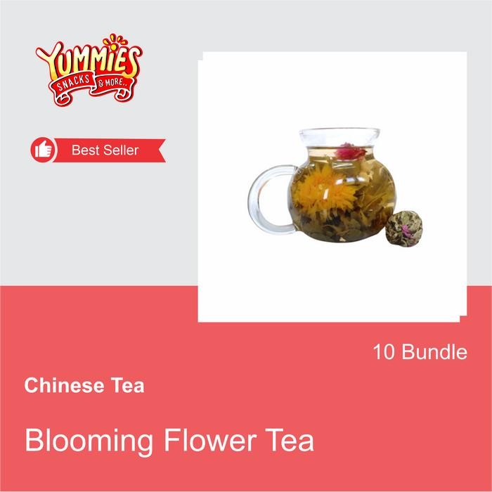 

Chinese Blooming Flower Tea Teh Bunga Mekar Cina (1 Pouch isi 10)