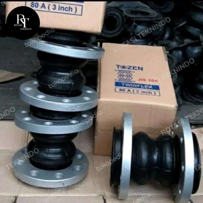 4" inch Tozen Rubber Flexible Joint Twinflex Jis 10k DN100