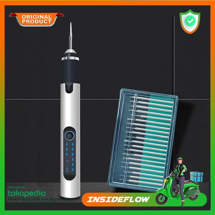 

Promo! Alat Bor Listrik Mini Usb Portable Polishing Grinder Ukir 18000 Rpm