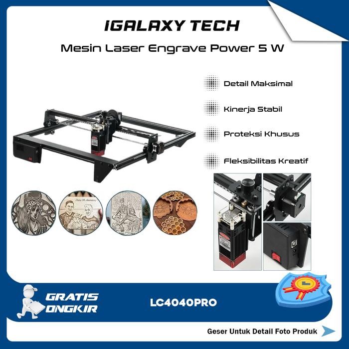 

Alat Mesin Laser Engrave Grafir Power 5 W Engraver Kayu Kulit Kertas