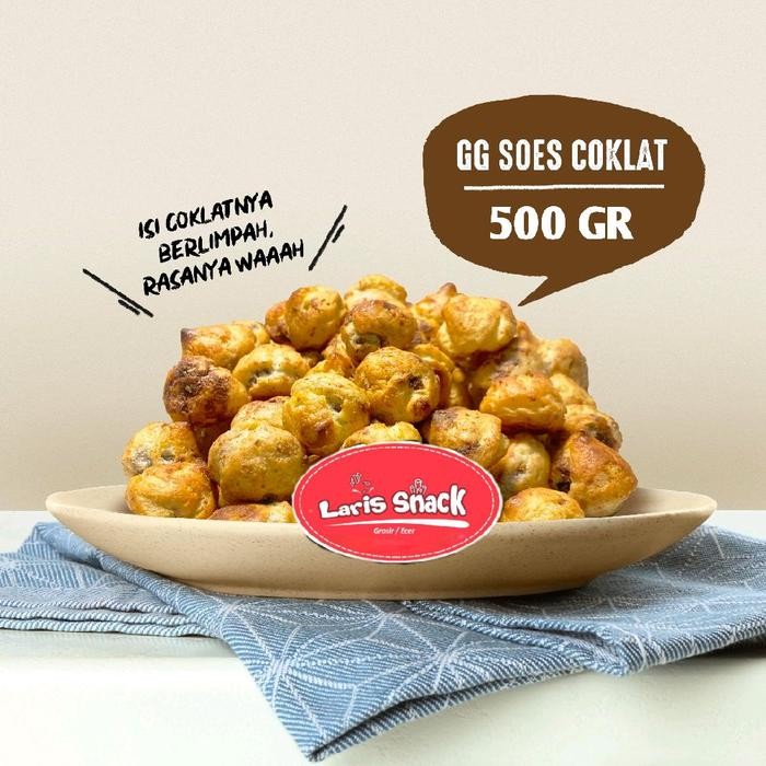 

GG Soes Kering Coklat Renyah Snack Kiloan Curah 500gr