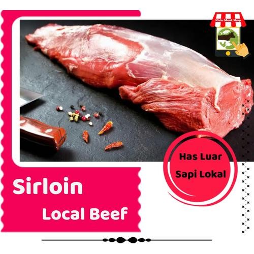

Local beef sirloin/Striploin. Daging sapi potong has luar kemasan portion vacuum portion - 464