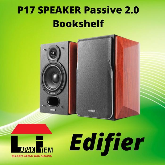 Edifier P17 SPEAKER Passive 2.0 Bookshelf Berkualitas Terbaru