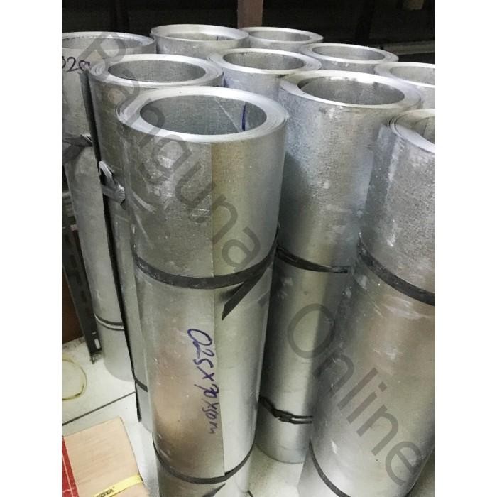 (Allthebest) Harga Galvalum ECER Talang Seng Lebar 70cm Tebal 025mm Anti Karat