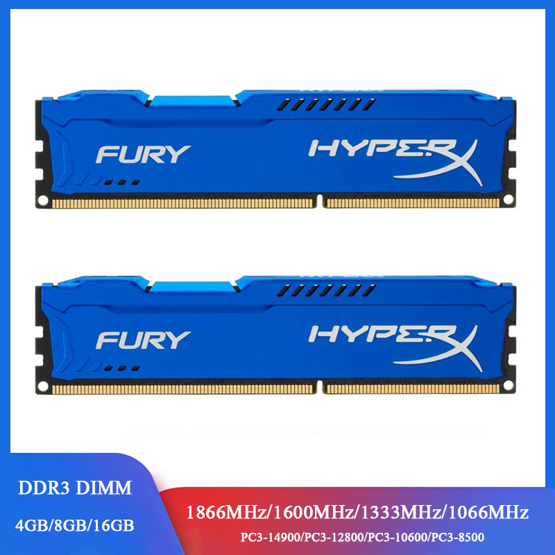 Memoria RAM DDR3 8GB 2x4GB 16GB (2x8GB) Kit 1866MHz 1600MHz 1333MHz Desktop RAM 240Pins 1.5V DIMM Hy