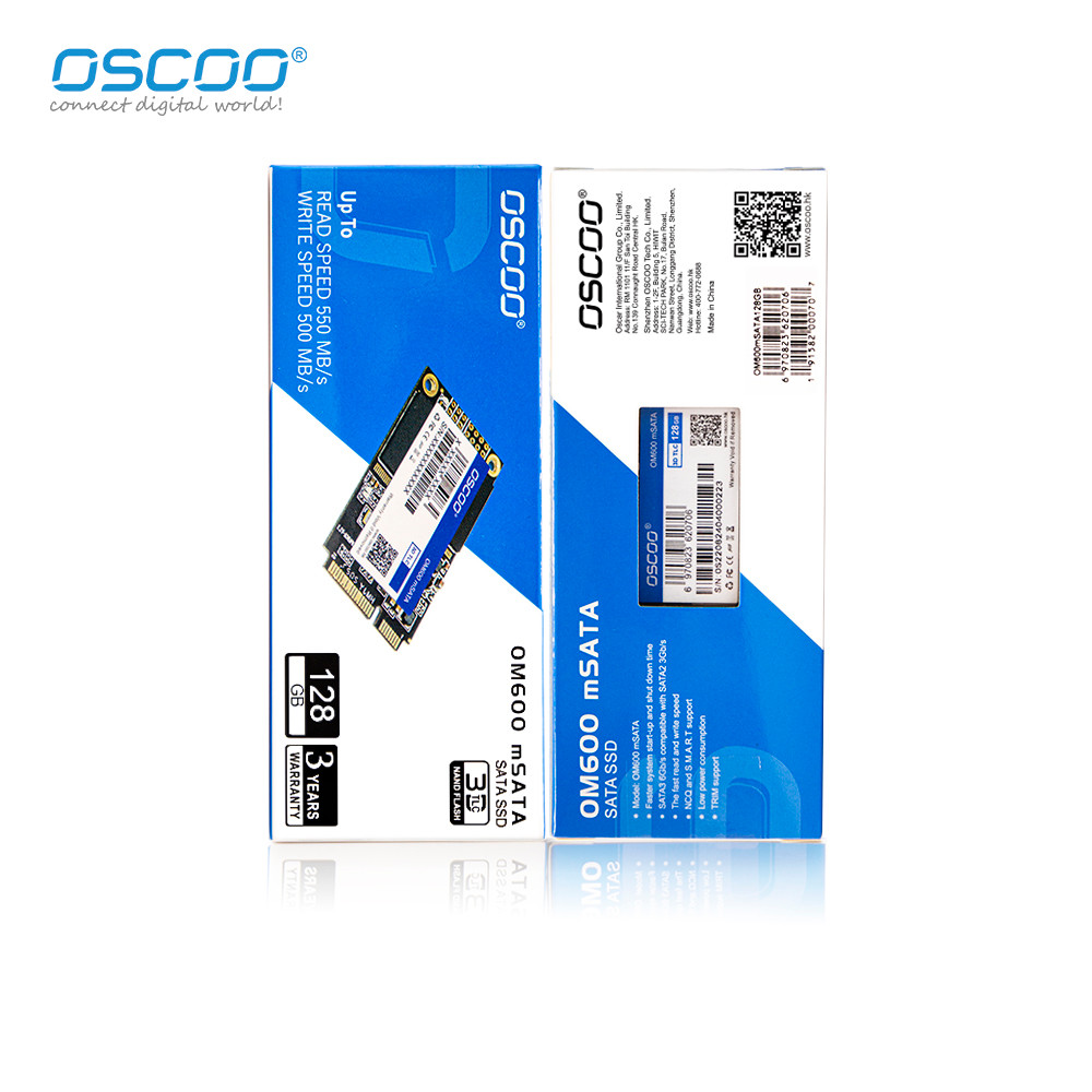 OSCOO mSATA SSD Disk SSD Sata3 128GB 256GB 512GB mSata Internal Solid State Disk Hard Drive For Lapt