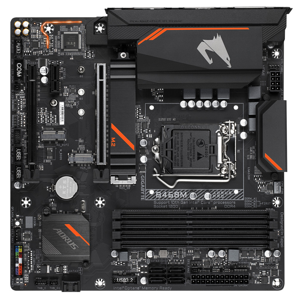 Used Gigabyte B460M AORUS PRO motherboard DDR4 128GB PCI-E 3.0 M.2 HDMI-compatible Display 1200 Micr