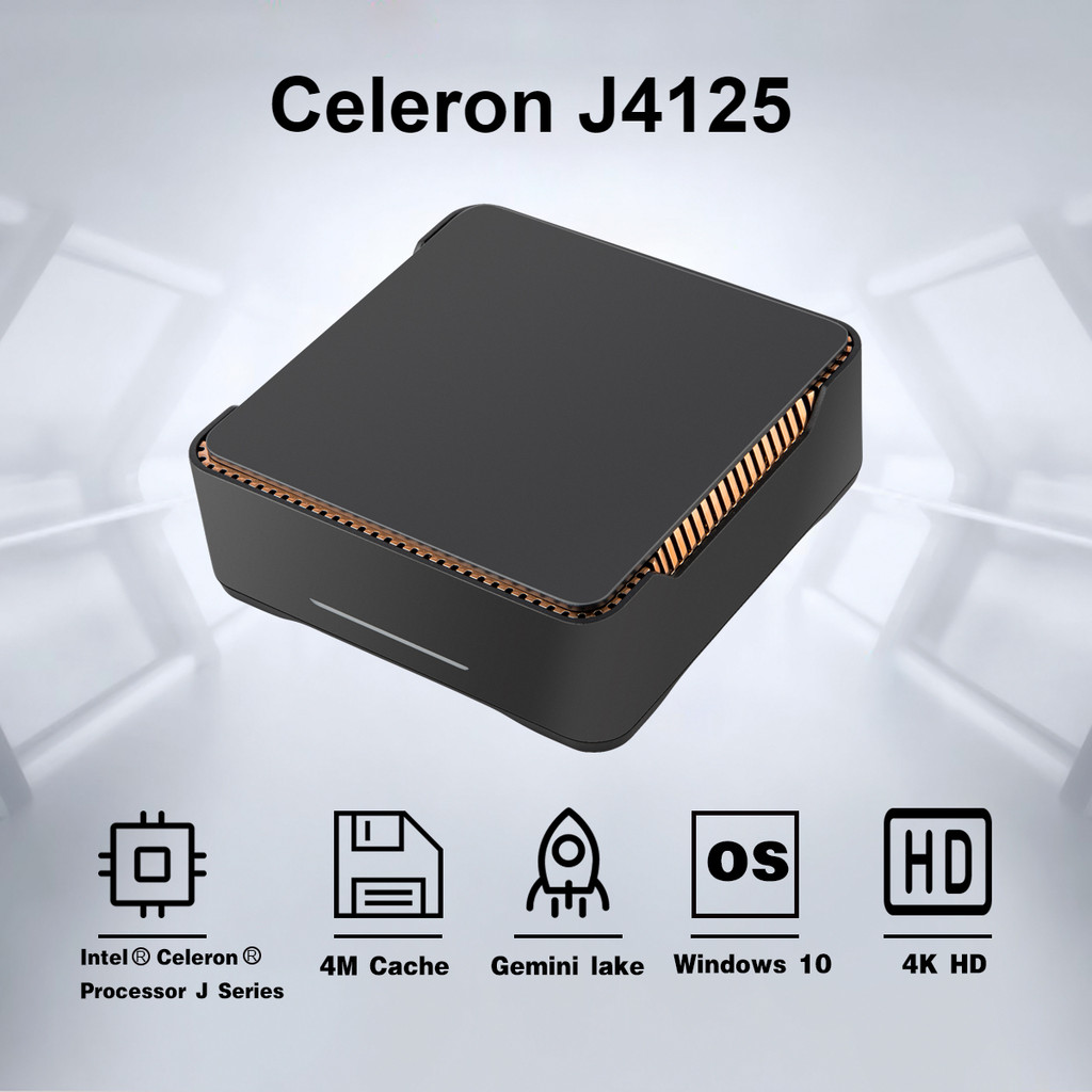 GK3V Intel Celeron J4125 Windows 10 Mini PC DDR4 8GB 128GB 256GB 512GB 1TB SSD WIFI5 BT4.2 1000M LAN