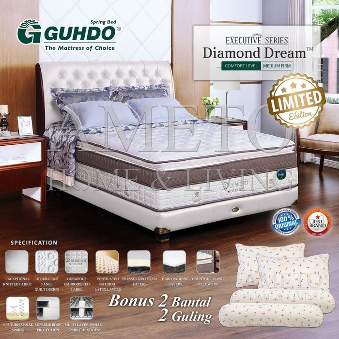 Diamond Dream Latex 180X200 Lited Edition Springbed Guhdo - Fullset