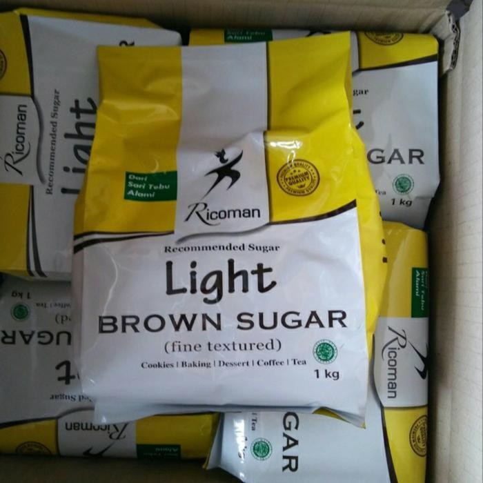 

PAGAMART RICOMAN LIGHT BROWN SUGAR 1KG GULA