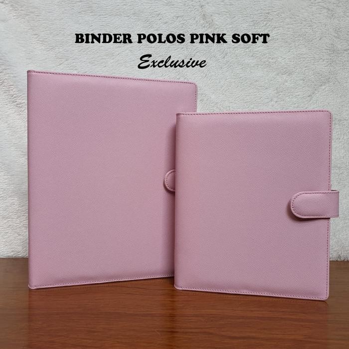 

BEST SELLER BINDER POLOS EXCLUSIVE WARNA PINK SOFT A5 DAN B5