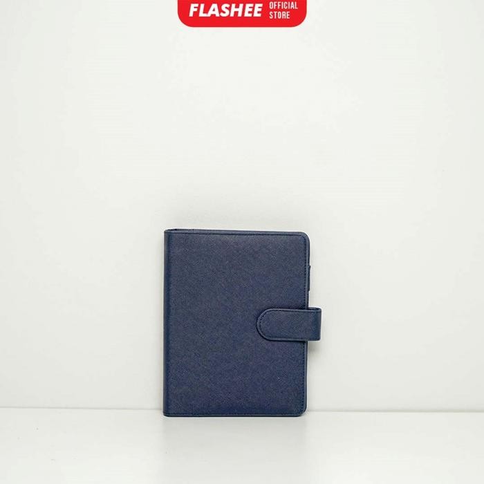 

BEST SELLER Flashee Binder A6 Polos Binder Money Budget 6 Ring Warna Navy Binder Financial Paper