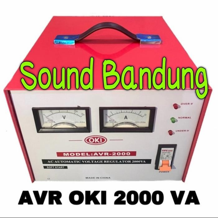 Cuci Gudang Stabilizer /Stavol Regulator Listrik Oki 2000 Watt Stabilizer 2000Watt