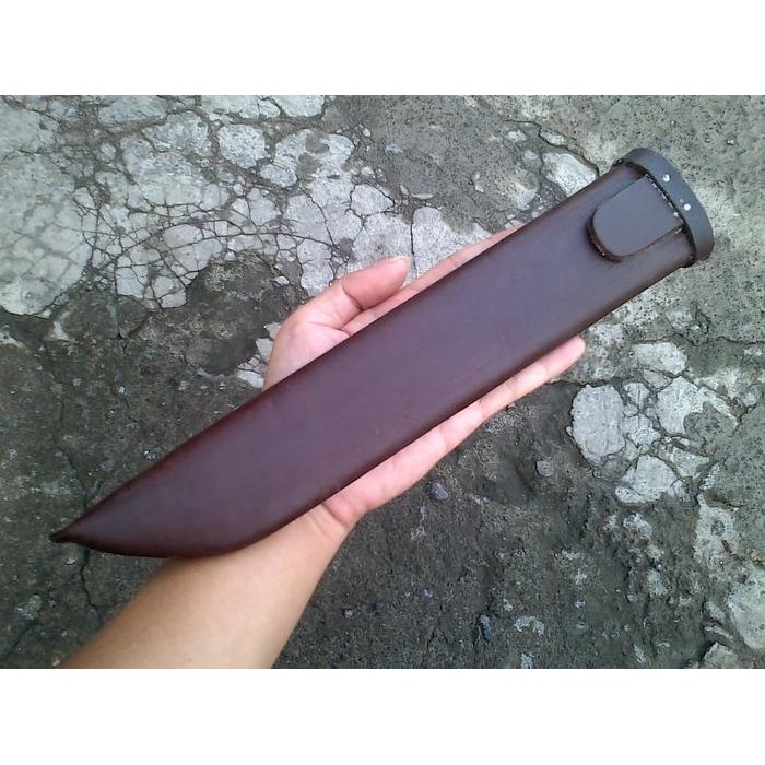 Sarung kulit asli pisau herder / cap garpu original made in germany 10