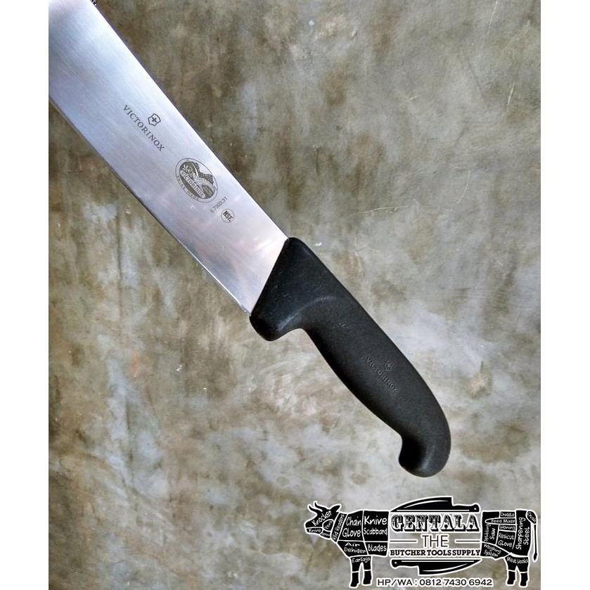 Pisau Sembelih Victorinox 31cm Butcher Cimeter Fibrox