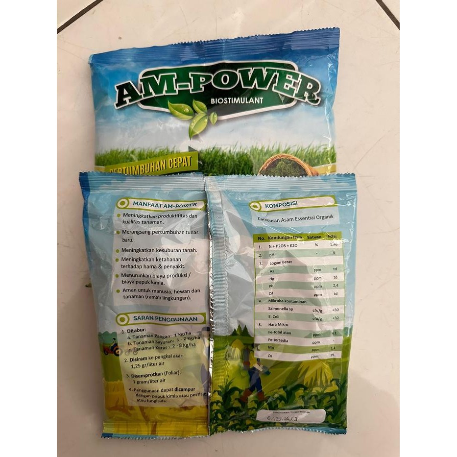 Am Power 200 Gram Nutrisi Tanaman & Tanah Biostimulant Ampower Nutrisi