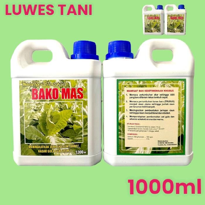 Bm Cair 1 Liter Formula Pendukung Tumbuh Tanaman Daun-Daunan