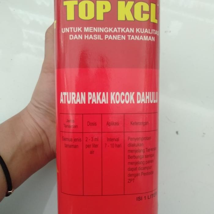 Pupuk Cair Top Kcl Cair Hara Micro Untuk Mencegah Kerontokan Anti Keri