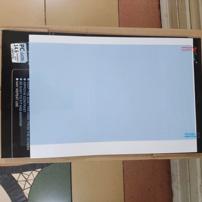 LCD Protector Laptop 14 Inch Anti Glare - Anti Radiasi Layar Laptop