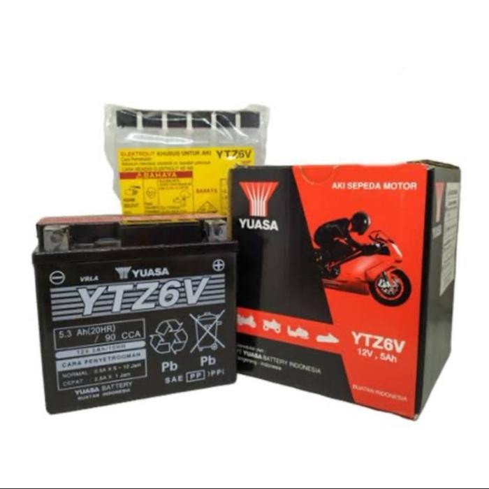 AKI ACCU YTZ6V VARIO 125 VARIO 150 YUASA