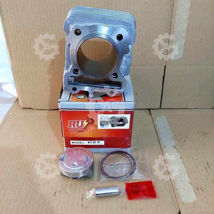 CYLINDER SILINDER BLOK SEHER BORING BORE UP MIO M3 59 MM 59MM