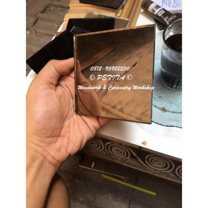 Bronze Mirror / Brown Mirror - Kaca Cermin Coklat / Cermin Perunggu