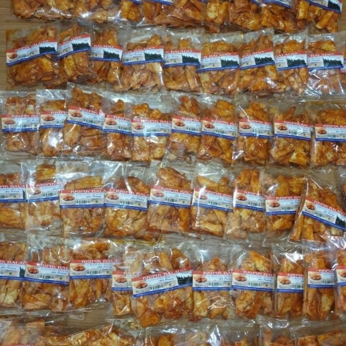 

Sedia Keripik Singkong Balado Christine Hakim - Keripik Sanjay Khas Padang