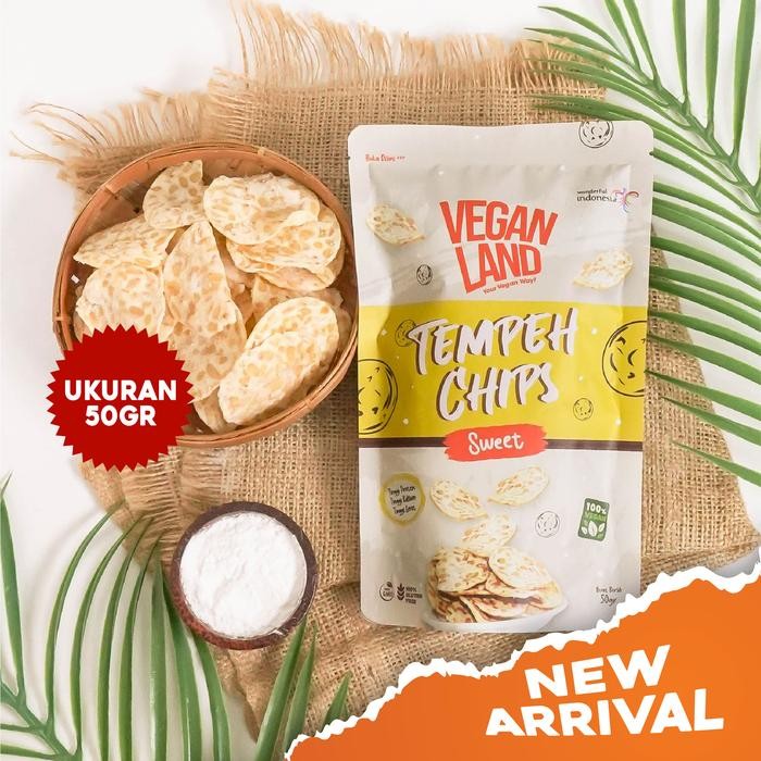 

Sedia [VEGAN] TEMPEH CHIPS & SPICY KERIPIK TEMPEH - VEGAN LAND