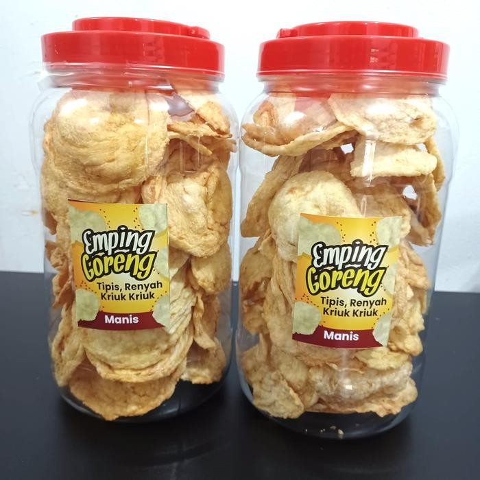 

Sedia Emping Manis Mateng Kemasan Toples 3 Liter