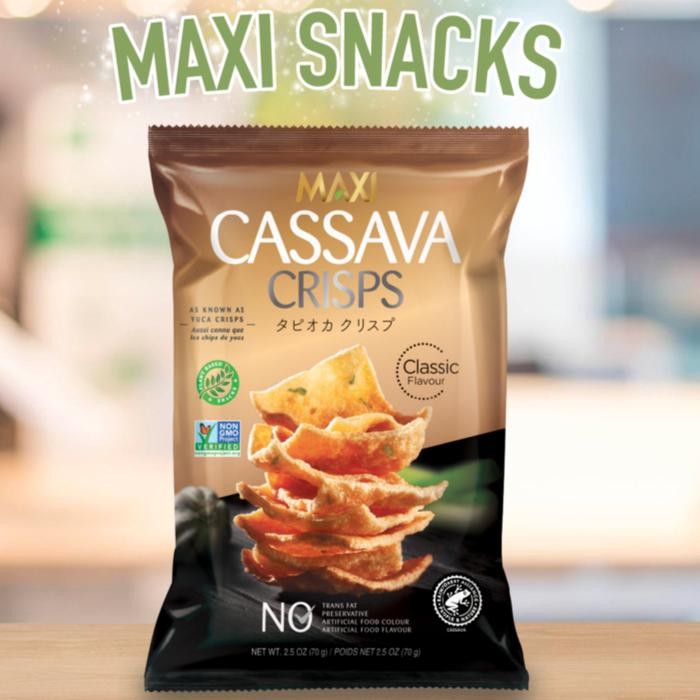 

Sedia MAXI Cassava Crisps 5 Packs / 70g