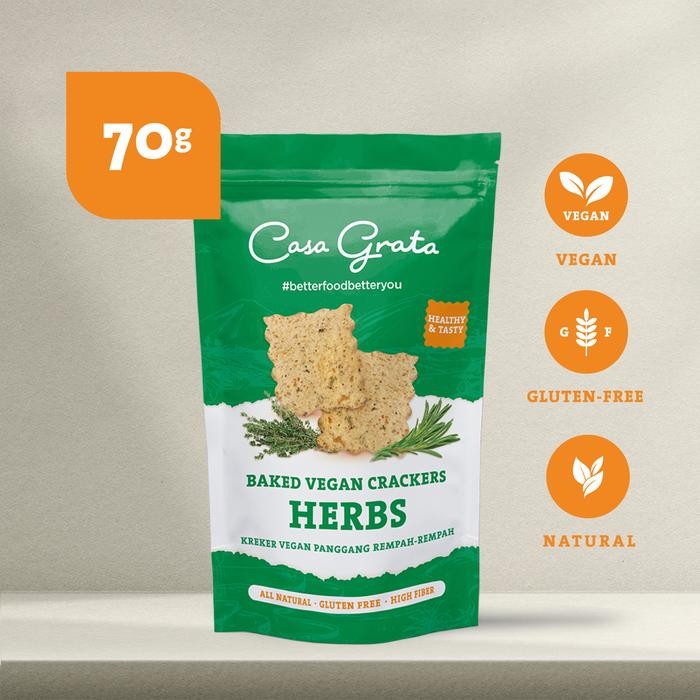 

Sedia Ca Sehat / Ce anak / Snack Sehat - Herbs Crackers 70 gram