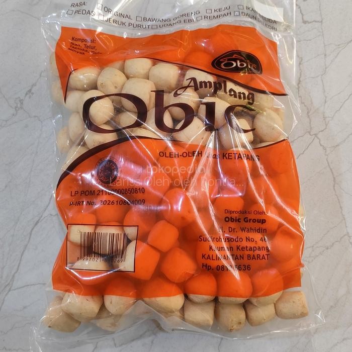 

Sedia Amplang Obic Ketapang Asli Oleh Oleh Pontianak