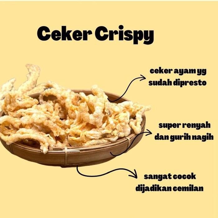 

Sedia (Oleh Oleh Surabaya) Keripik Ceker gurih 100gr