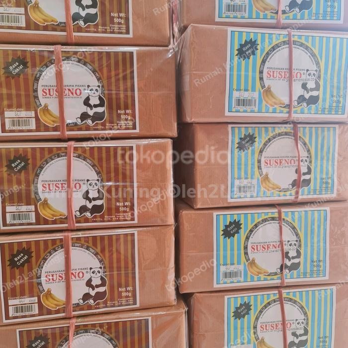 

Sedia Keripik Pisang Suseno Coklat Keju