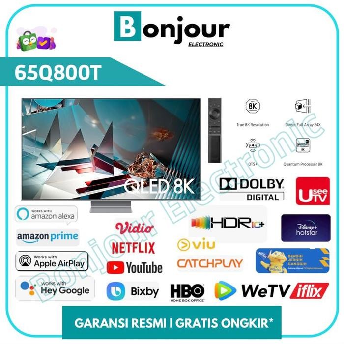 NEO QLE 8K 65 SAMSUNG 65Q800T 658K SMART TV SAMSUNG QA65Q800T 8K SMART