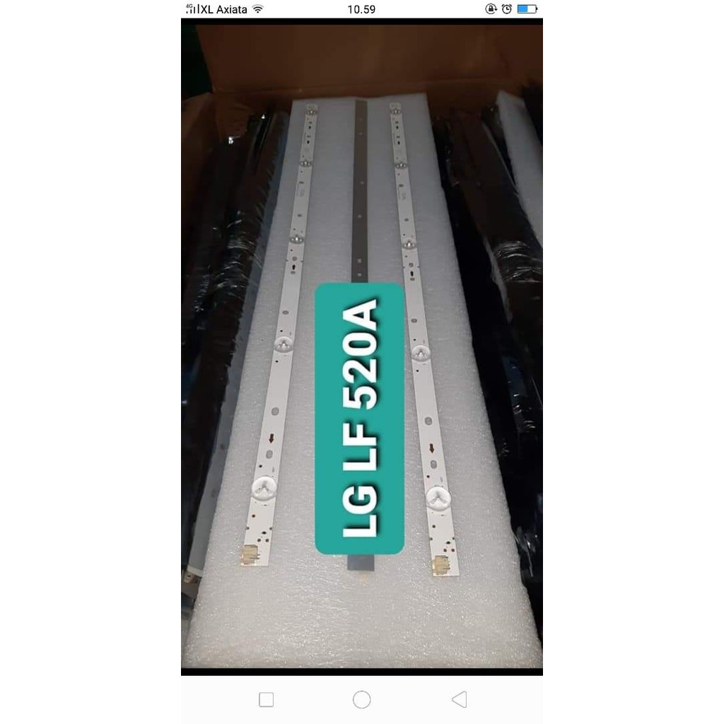 Terlaris Lampu Led Backlight TV LG 32" 32LF520A / 32LF520 5kancing 3volt 5k 3v SALE