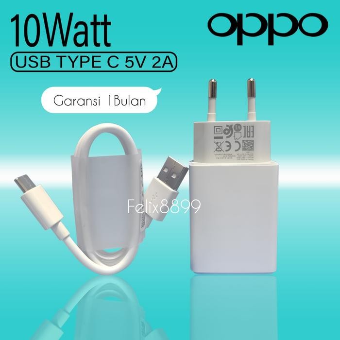 Charger Oppo Type C Charger Oppo A9 A5 2020 Original 100% Kode 292