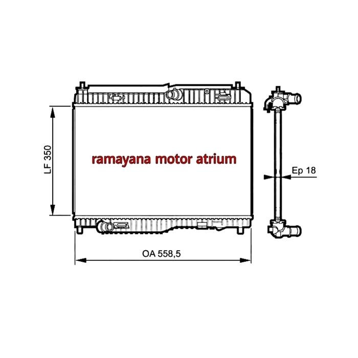 New Radiator Ford Ecosport