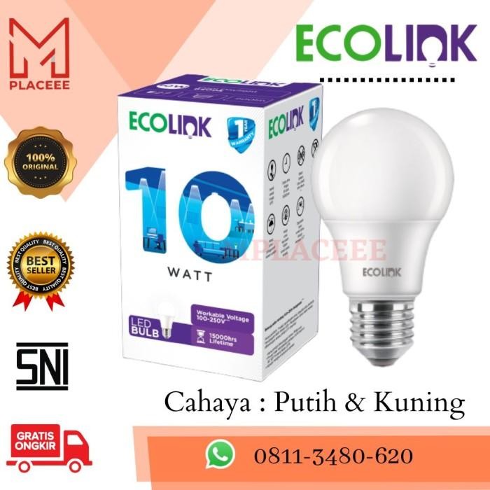 (Allthebest) Lampu led ecolink 10 watt harga promo