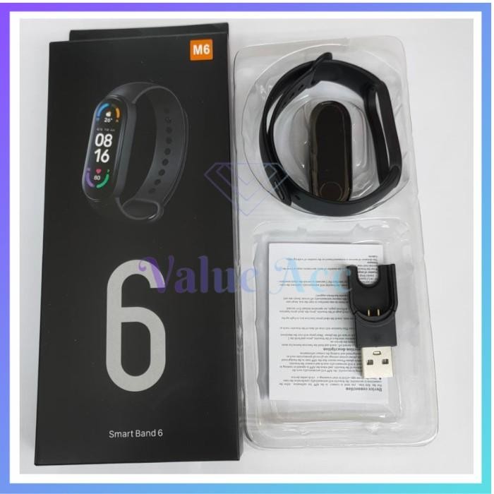 (Allthebest) Smartband M6. Jam kesehatan jam M6 terbaru jam olah raga pria/wanita