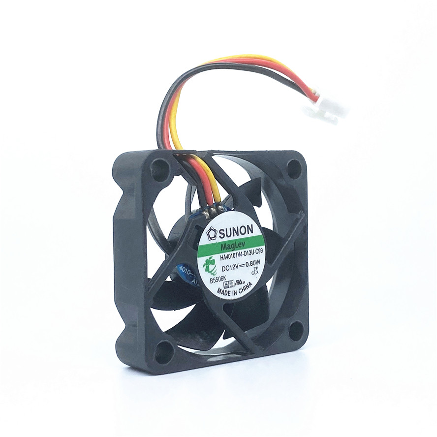 SUNON Maglev 4010 40mm 40x40x10mm Cooling Fan 4CM HA40101V4-D13U-C99 DC12V 0.8W For 3D Printer North