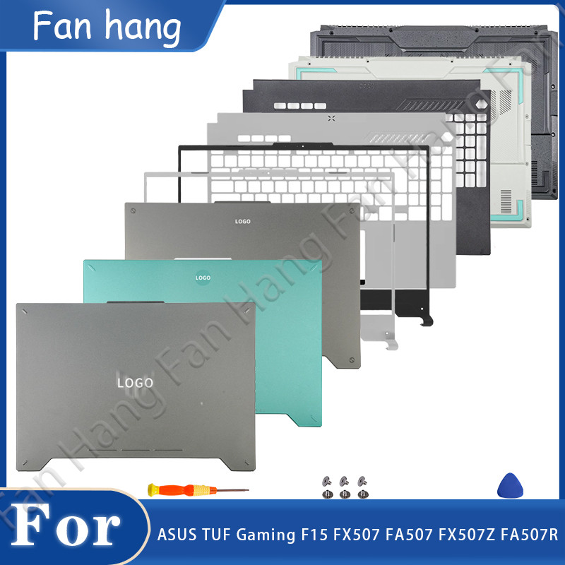 New Case For ASUS TUF Gaming F15 FX507 FA507 FA507Z Laptop LCD Back Cover Front Bezel Palmrest Upper