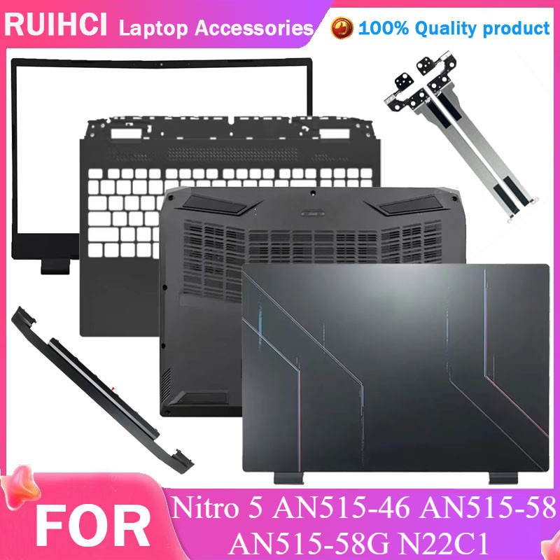 New Laptop For Acer Nitro 5 AN515-58 AN515-46 AN515-58G N22C1 LCD Back Cover Front Bezel keyboard Pa